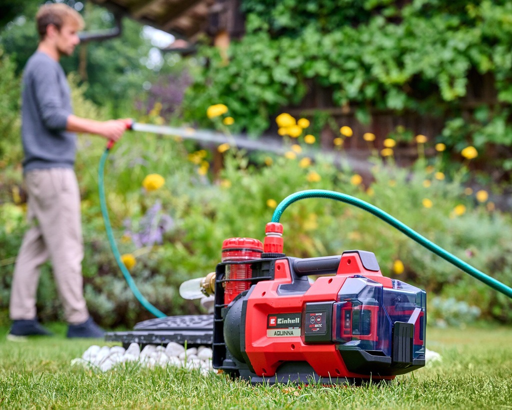 Einhell Akku-Gartenpumpe ""AQUINNA 18/30 F LED AUTOMATIC"", ohne Akku, ohne günstig online kaufen