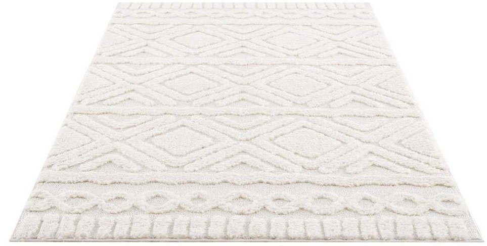 Carpet City Hochflor-Teppich »Focus 3382«, rechteckig, 20 mm Höhe, Boho-Tep günstig online kaufen