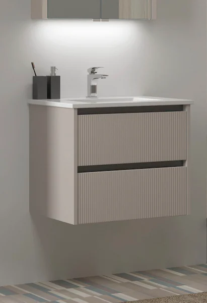 welltime Waschtisch »Urban«, mit Keramik Waschbecken, 2 Schubladen mit Soft günstig online kaufen