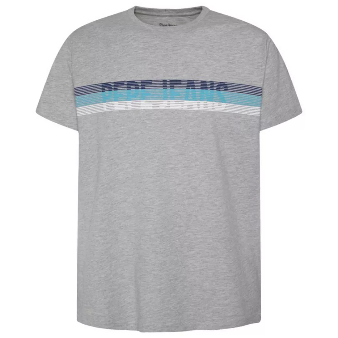 Pepe Jeans Marke Kurzärmeliges T-shirt L Grey Marl günstig online kaufen