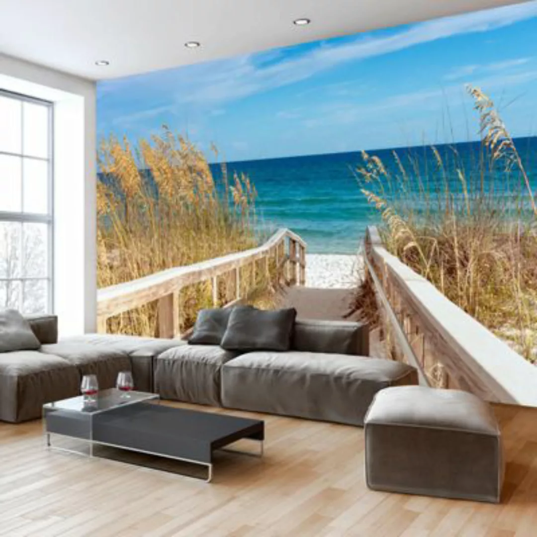 artgeist Fototapete Summer at the Seaside mehrfarbig Gr. 350 x 245 günstig online kaufen