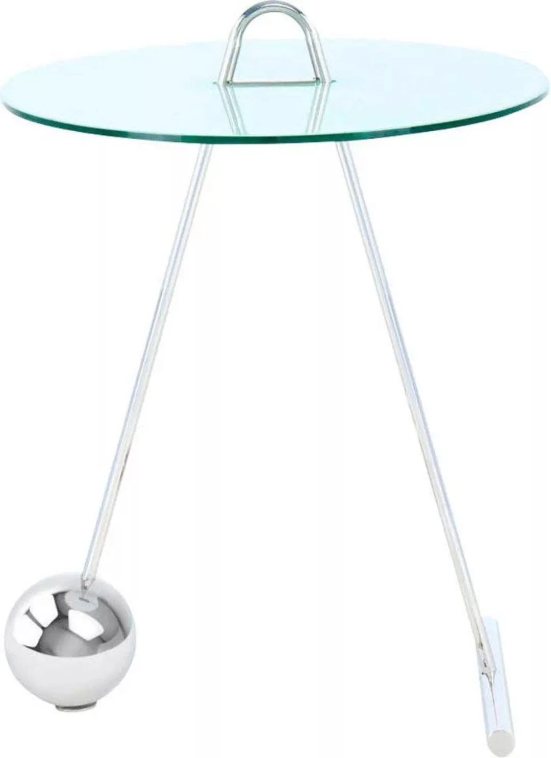 Kayoom Beistelltisch Pendulum 525 Silber / Weiß günstig online kaufen