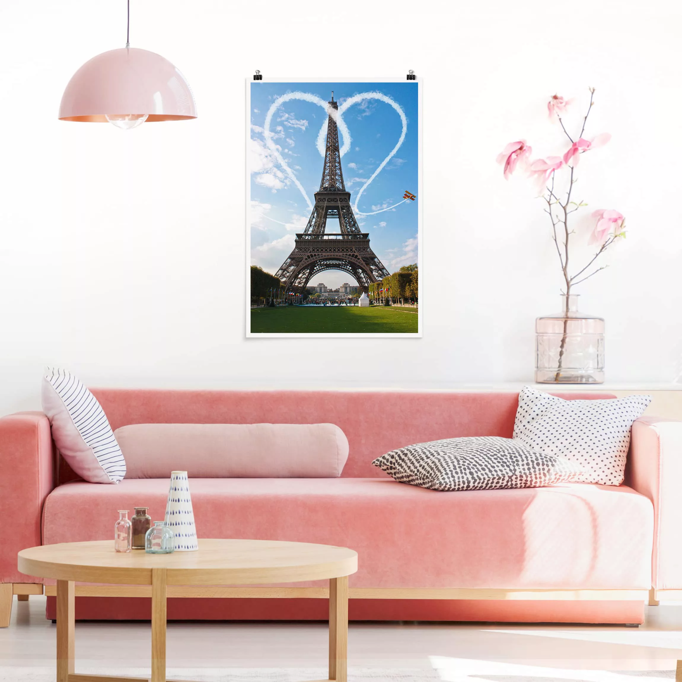 Poster Architektur & Skyline - Hochformat Paris - City of Love günstig online kaufen