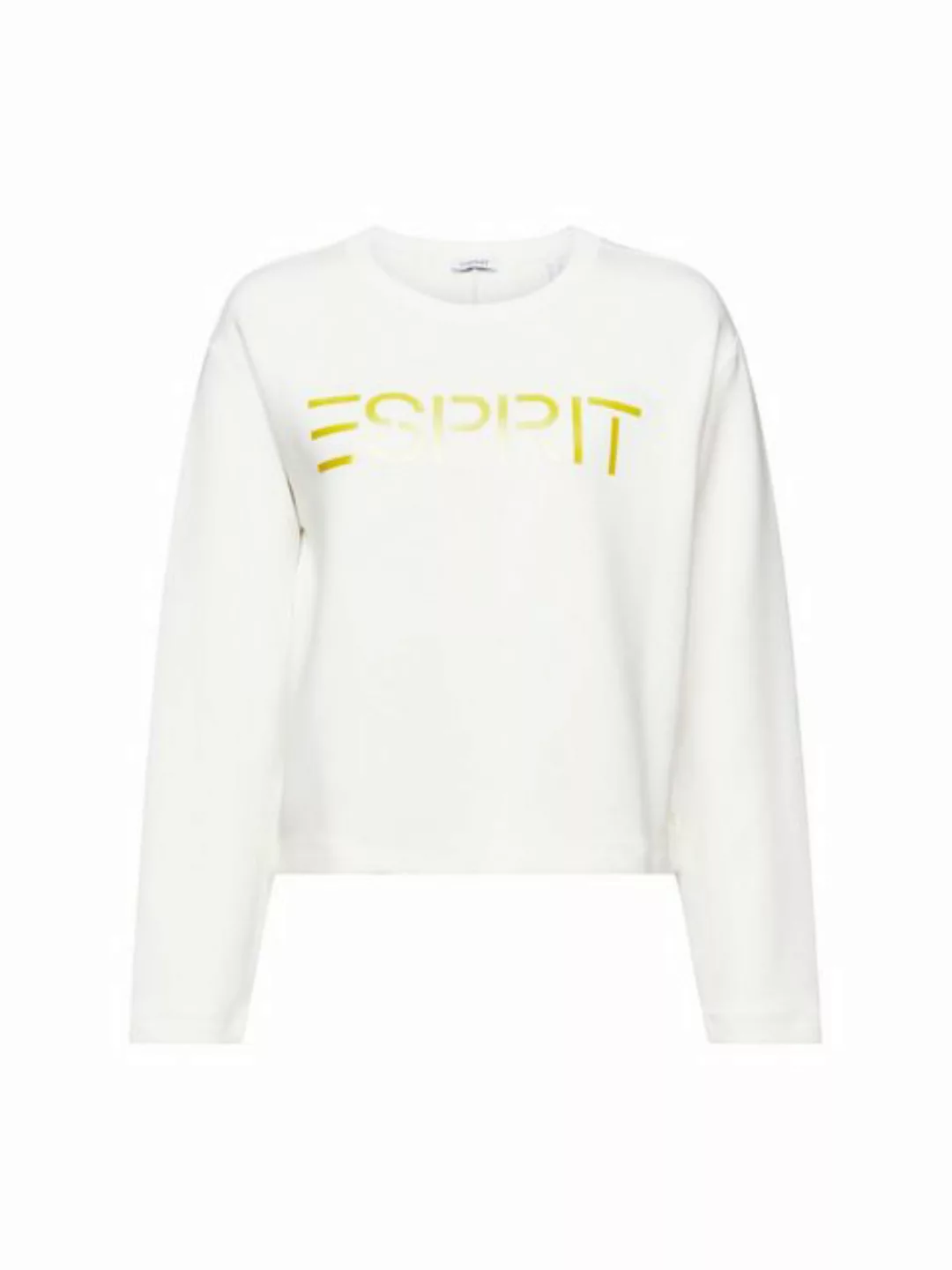esprit sports Sweatshirt Logo-Sweatshirt mit Rundhalsausschnitt (1-tlg) günstig online kaufen
