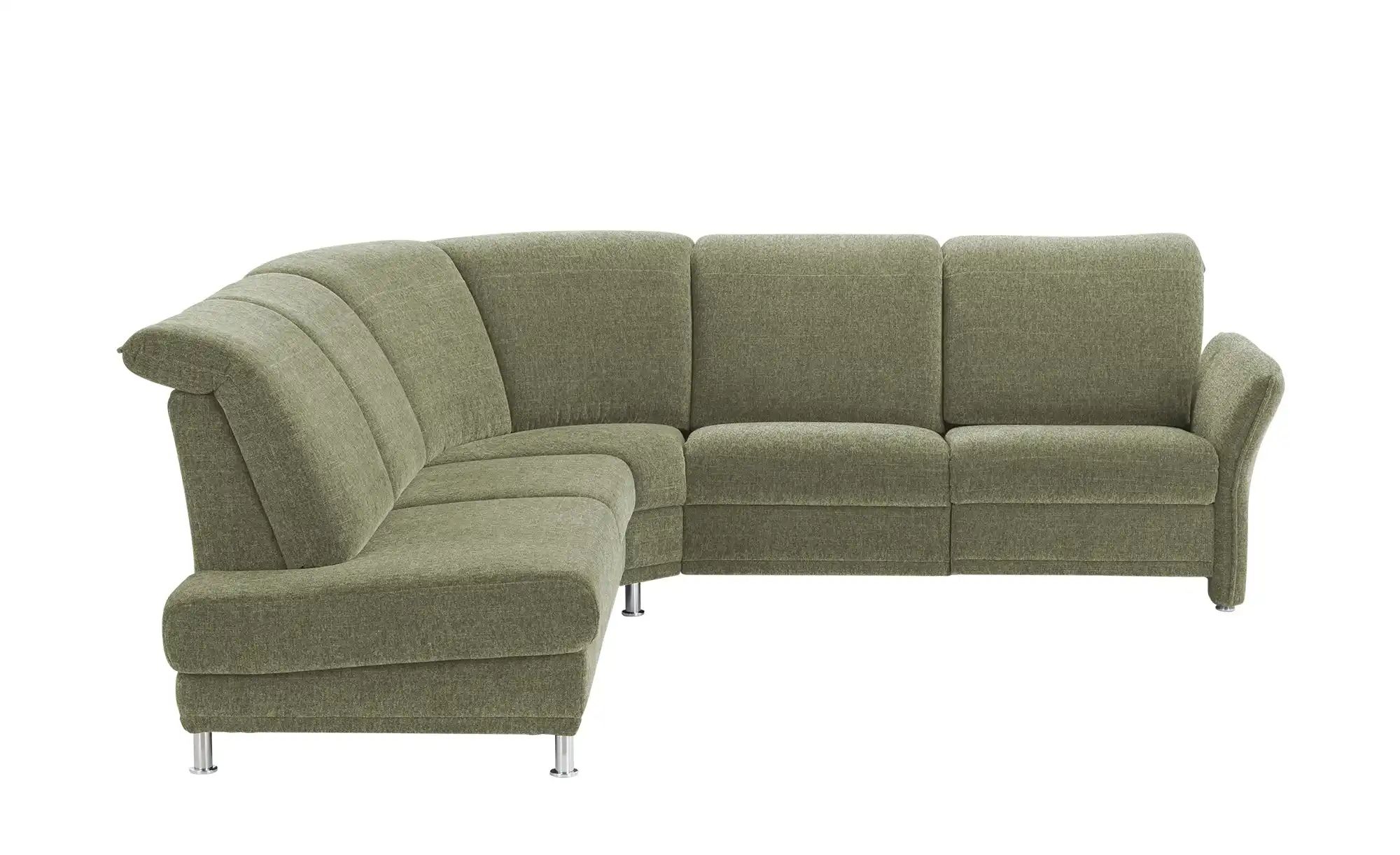 Polstermöbel Oelsa Ecksofa  Messina ¦ grün ¦ Maße (cm): B: 267 H: 92 T: 277 günstig online kaufen