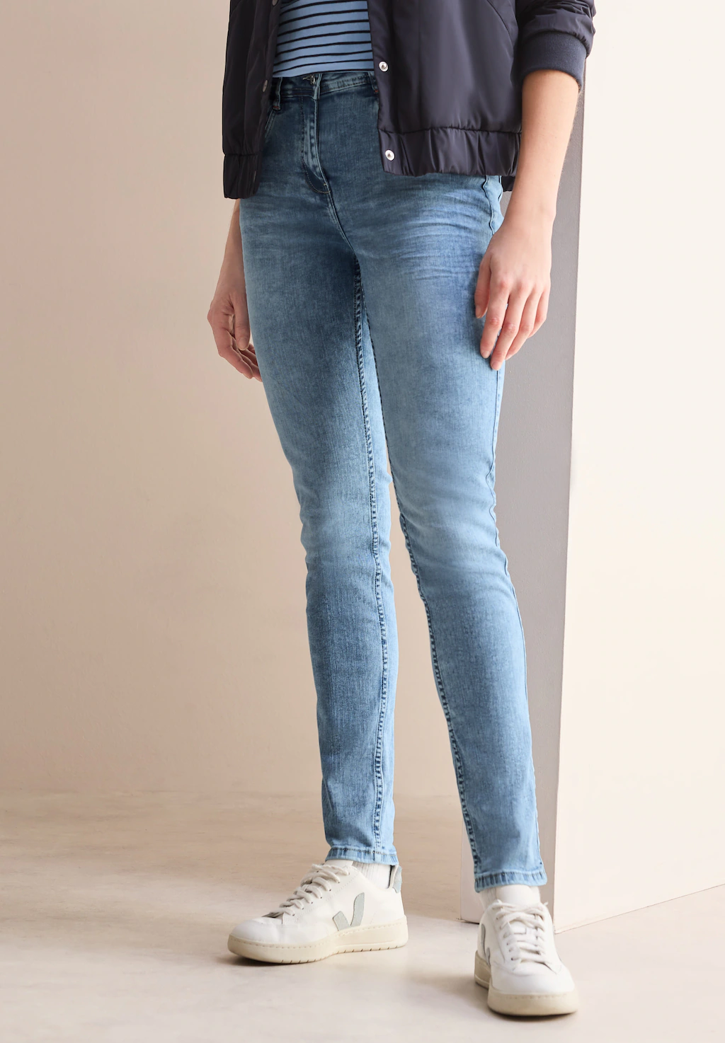 Cecil Slim-fit-Jeans, aus Baumwolle mit Stretchanteil günstig online kaufen