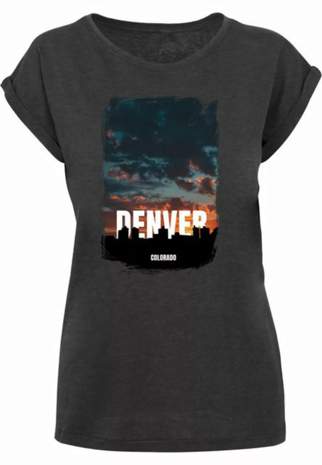 Merchcode T-Shirt Merchcode Damen Ladies Denver Extended Shoulder Tee (1-tl günstig online kaufen