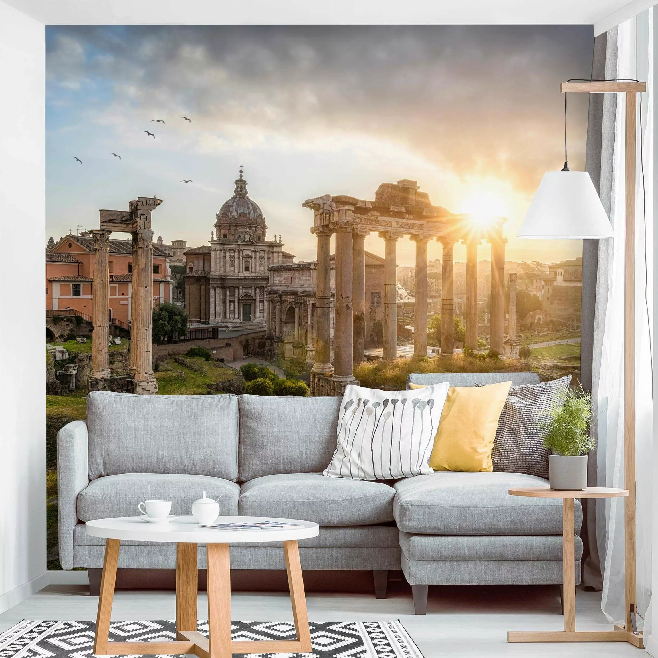 Fototapete Forum Romanum bei Sonnenaufgang günstig online kaufen