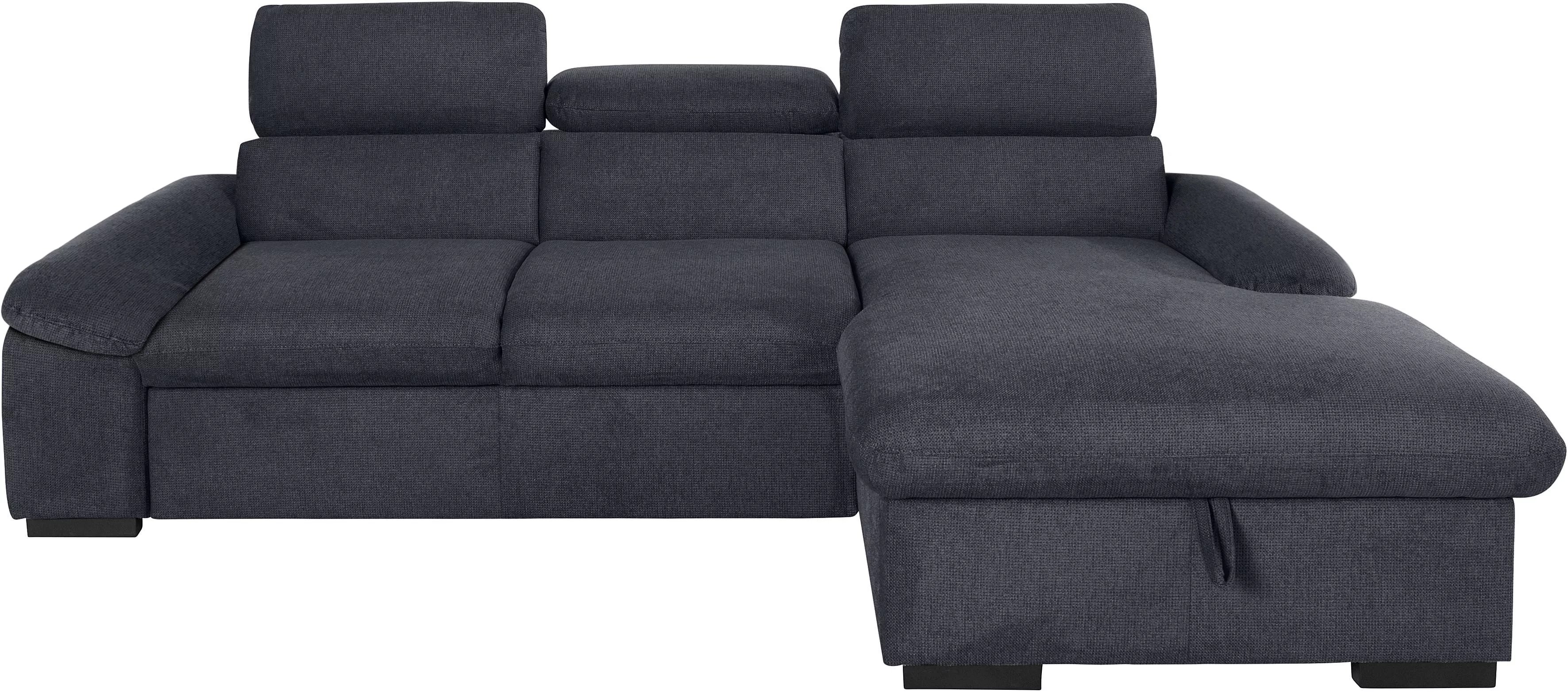 COTTA Ecksofa "Lola", (Set, mit Hocker), mit Hocker & Kopfteilfunktion, wah günstig online kaufen