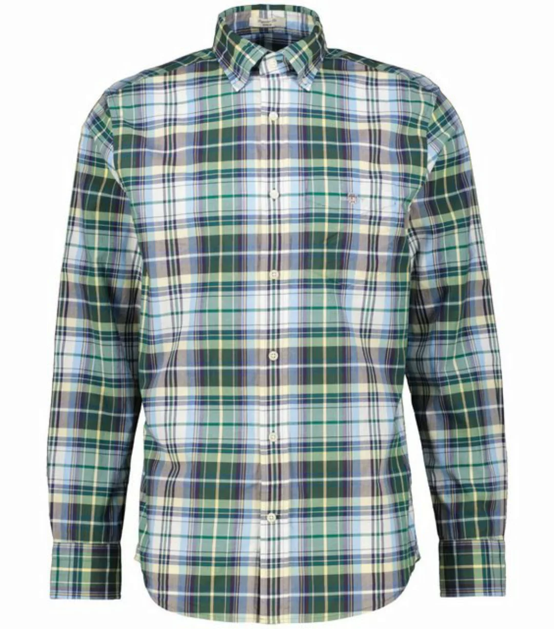 Gant Blusenshirt REG POPLIN TARTAN CHECK SHIRT, DEEP FOREST GREEN günstig online kaufen