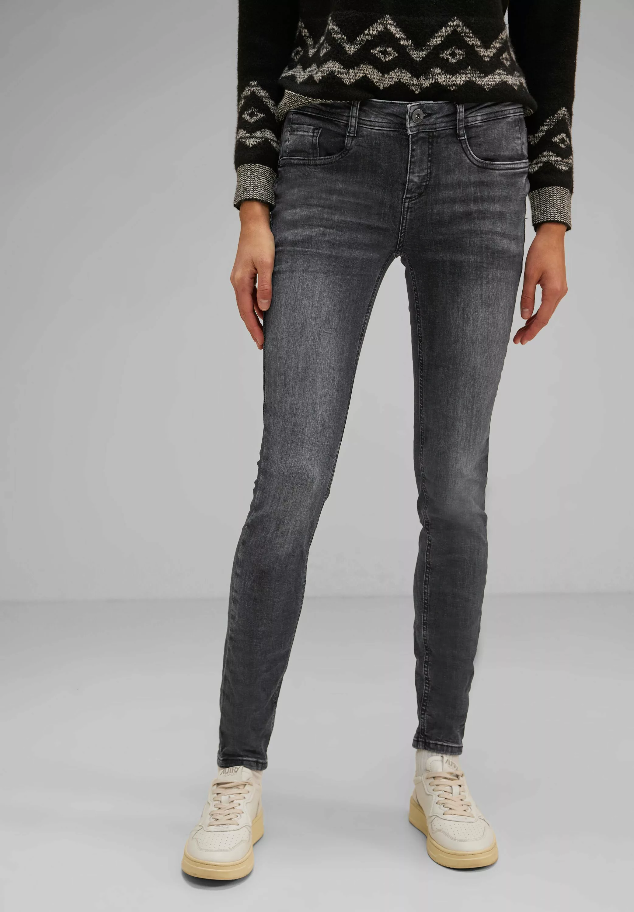 STREET ONE Gerade Jeans Middle Waist günstig online kaufen