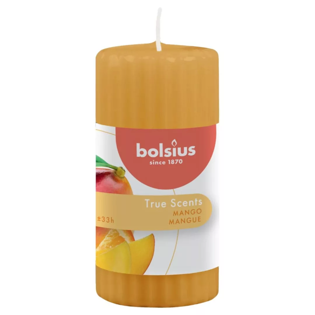 Bolsius Duftkerzen Geriffelt 6 Stk. 120x58 Mm Mango günstig online kaufen