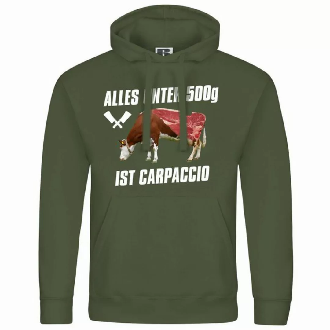 deinshirt Kapuzenpullover Herren Kapuzenpullover Alles unter 500g ist Carpa günstig online kaufen