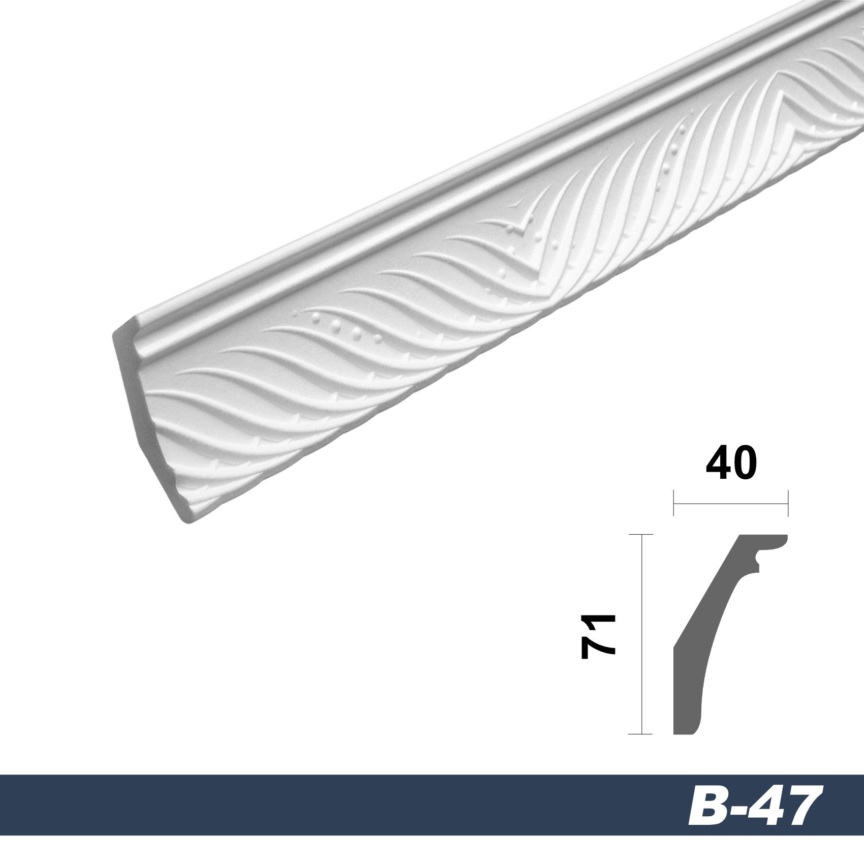marbet design Stuckleiste B-47, 30 Meter, günstig online kaufen