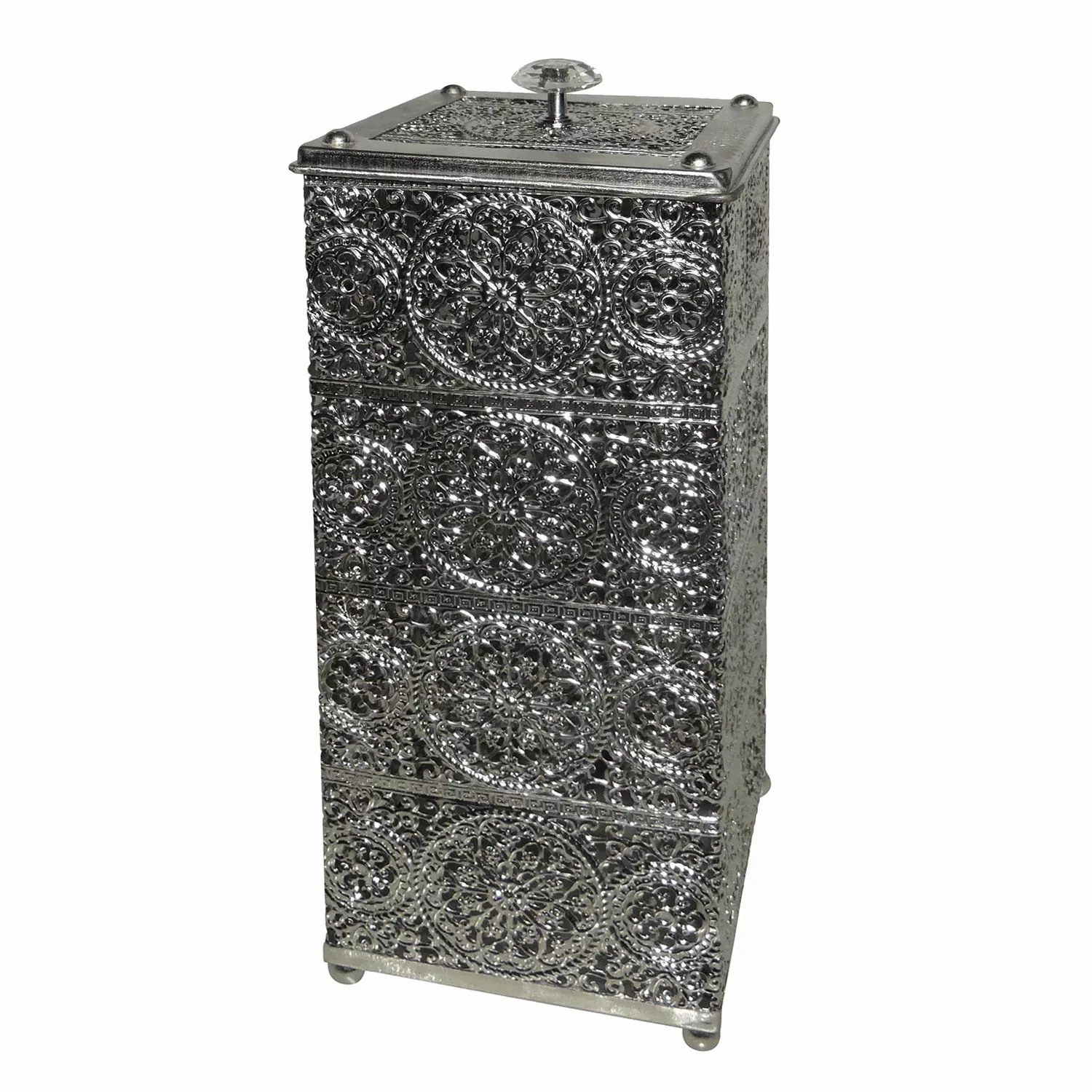 Myflair Möbel & Accessoires Aufbewahrungsbox "Kelia", aus Metall, mit Decke günstig online kaufen