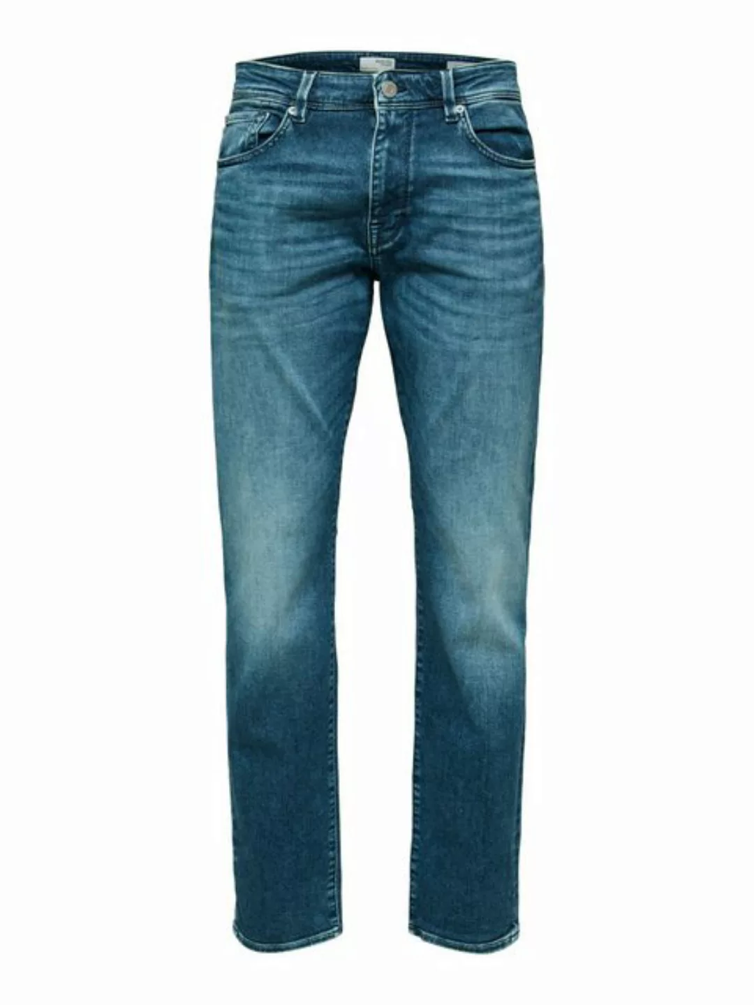 Selected Homme Herren Jeans SLH196-STRAIGHTSCOTT 31601 - Straight Fit - Bla günstig online kaufen