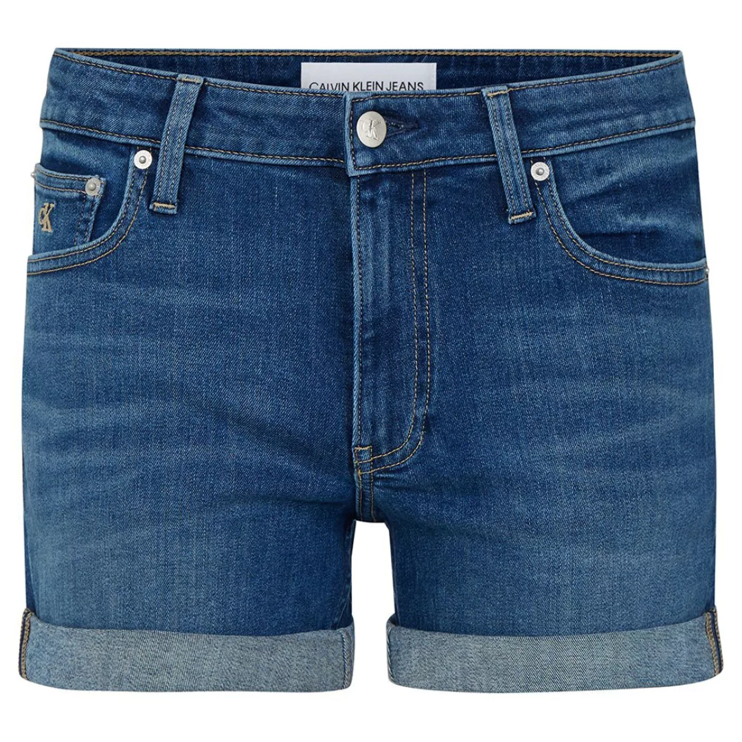Calvin Klein Jeans Mid Rise Jeans-shorts 31 Da098 Light Blue Rolled günstig online kaufen