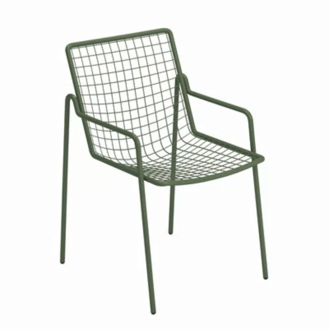 Stapelbarer Sessel Rio R50 metall grün / Metall - Emu - Grün günstig online kaufen