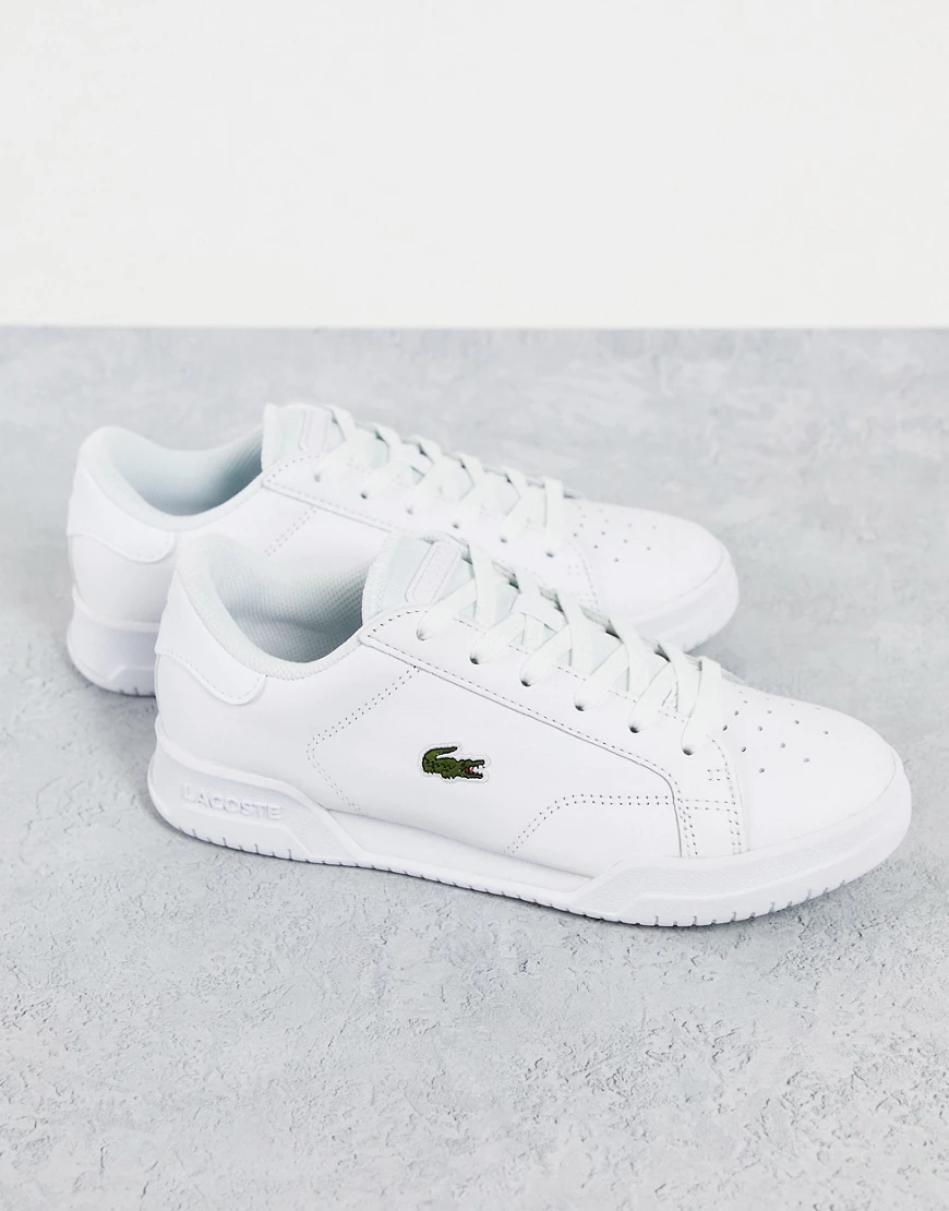 Lacoste – Twin Serve 0721 – Sneaker zum Schnüren in Weiß günstig online kaufen