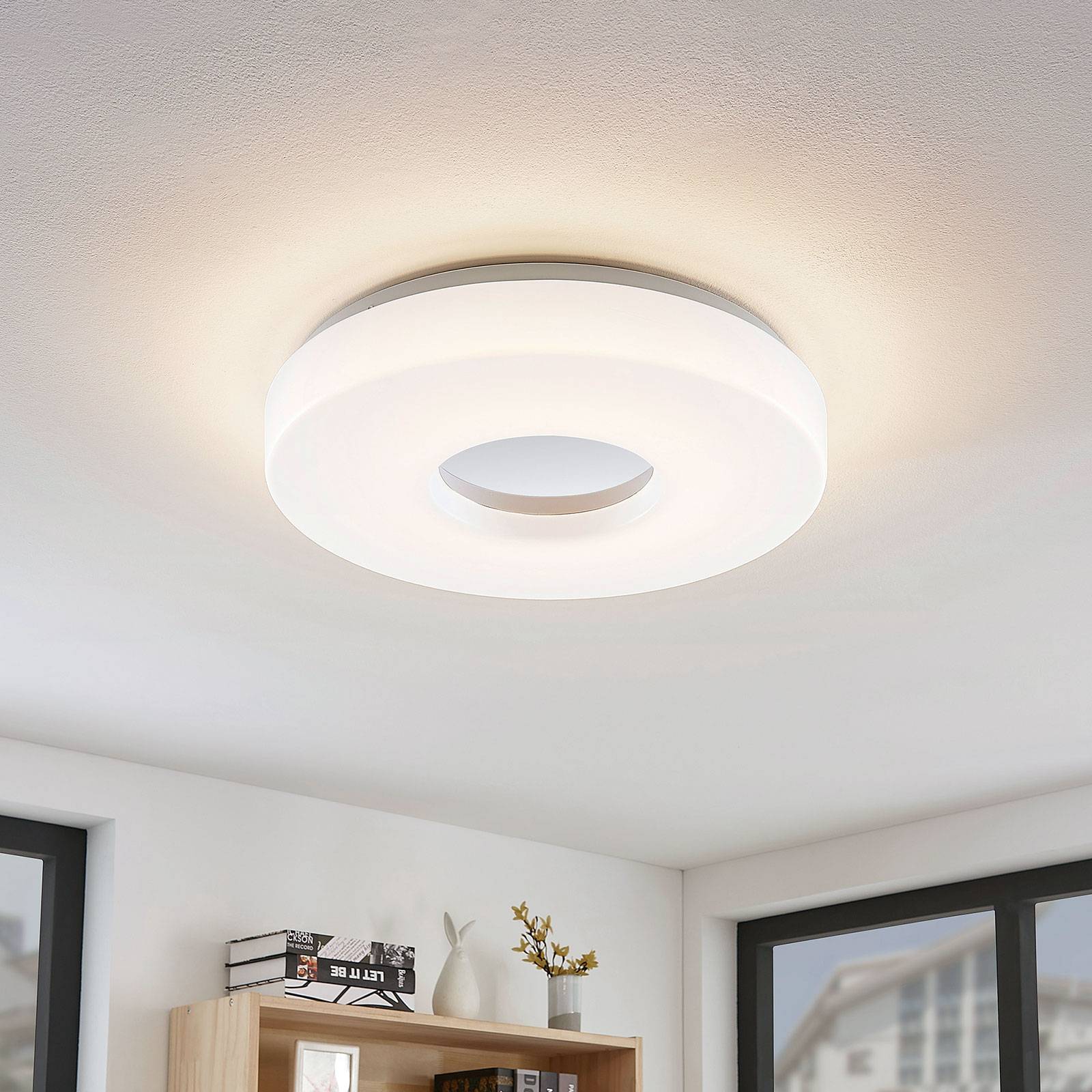 Lindby Florentina LED-Deckenlampe, Ring, 41 cm günstig online kaufen