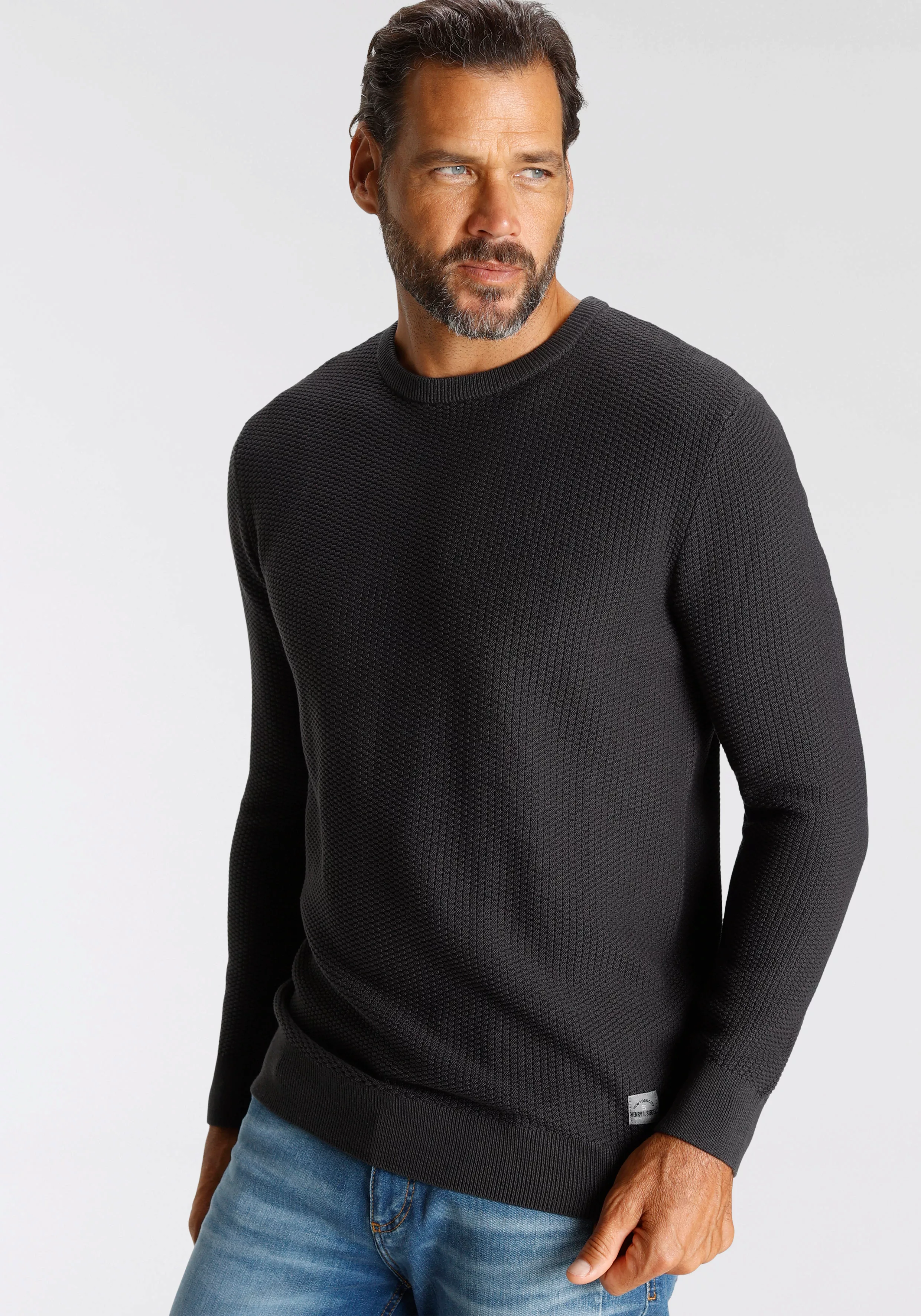 H.I.S Strickpullover, in besonderer Strick-Optik günstig online kaufen