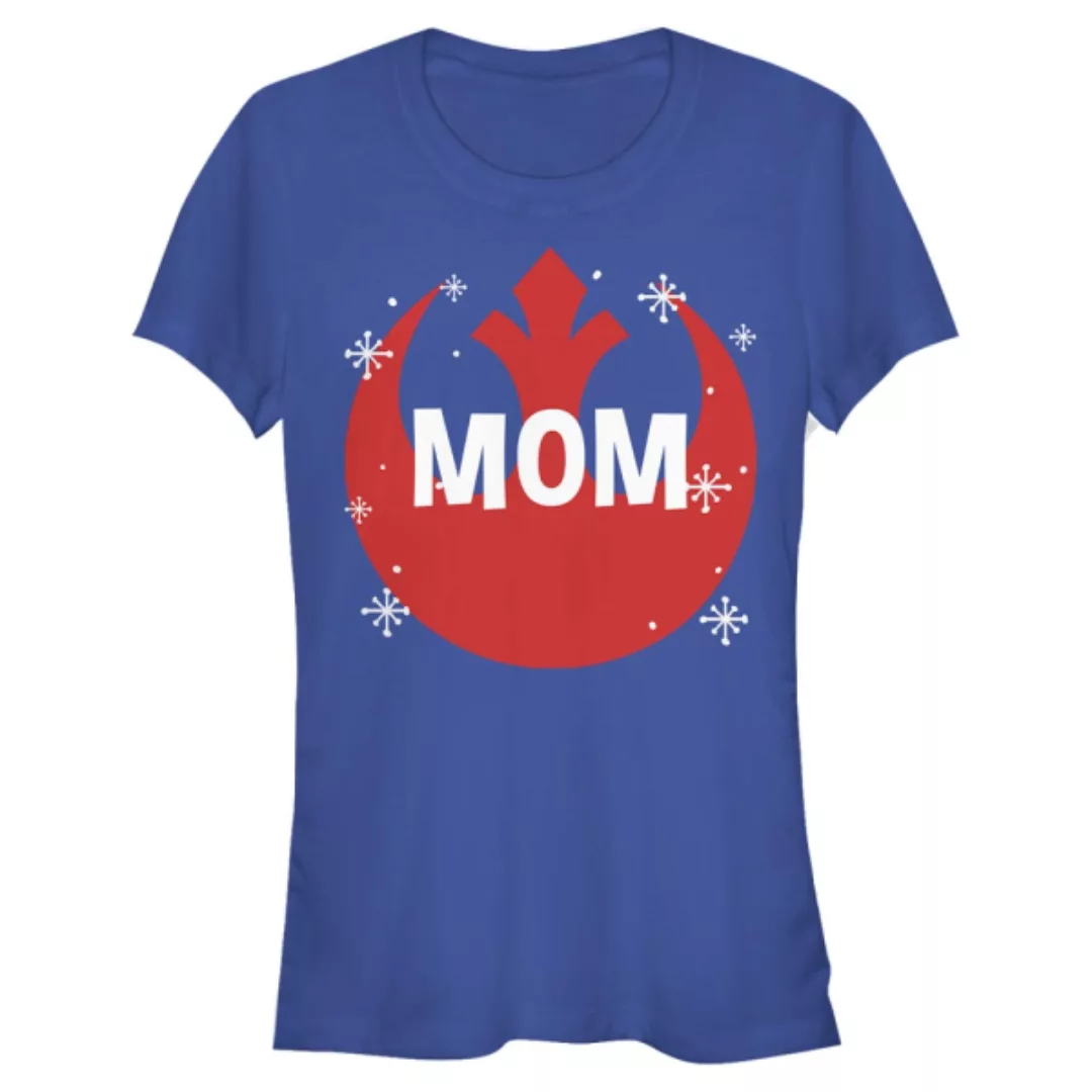 Star Wars - Rebel Overlay Mom - Weihnachten - Frauen T-Shirt günstig online kaufen