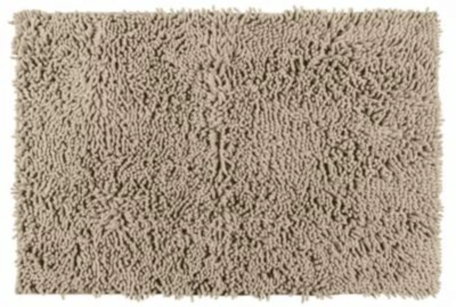 WENKO Badematte Chenille Sand, 50 x 80 cm beige günstig online kaufen