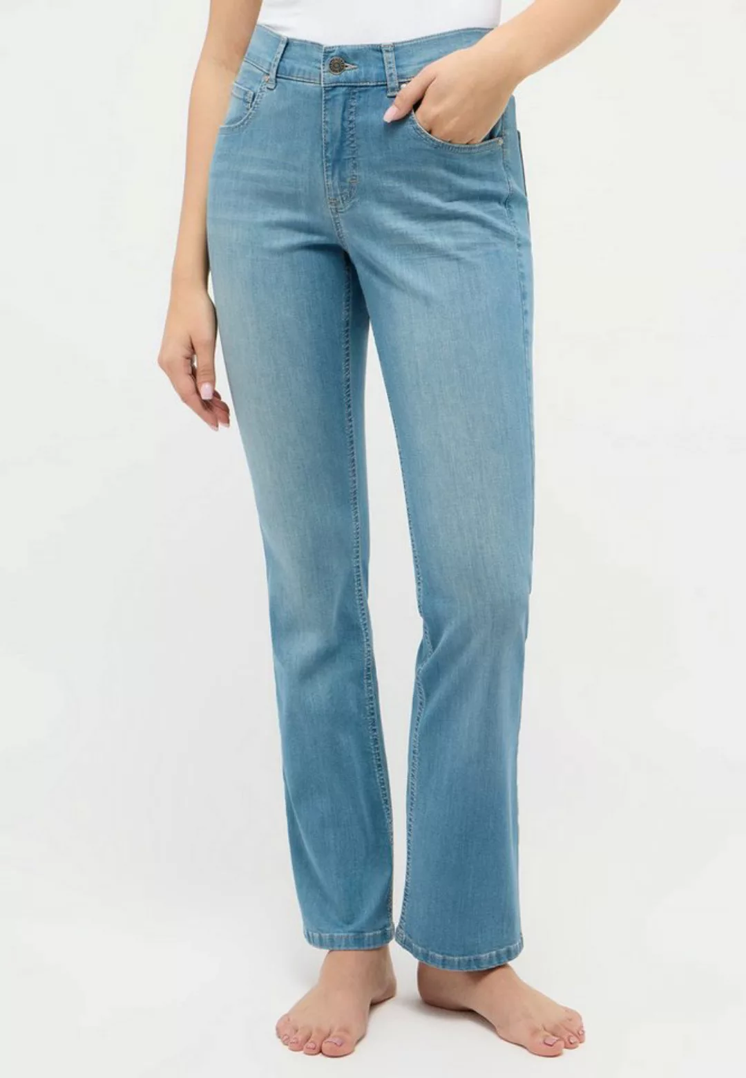 ANGELS Bootcut-Jeans Jeans Leni mit elastischem Denim günstig online kaufen