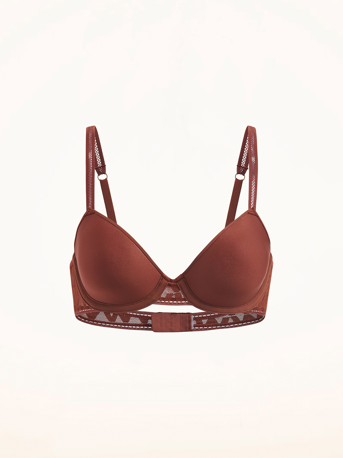 Wolford - Net Logo Soft Cup Bra, Frau, caramel, Größe: 75A günstig online kaufen