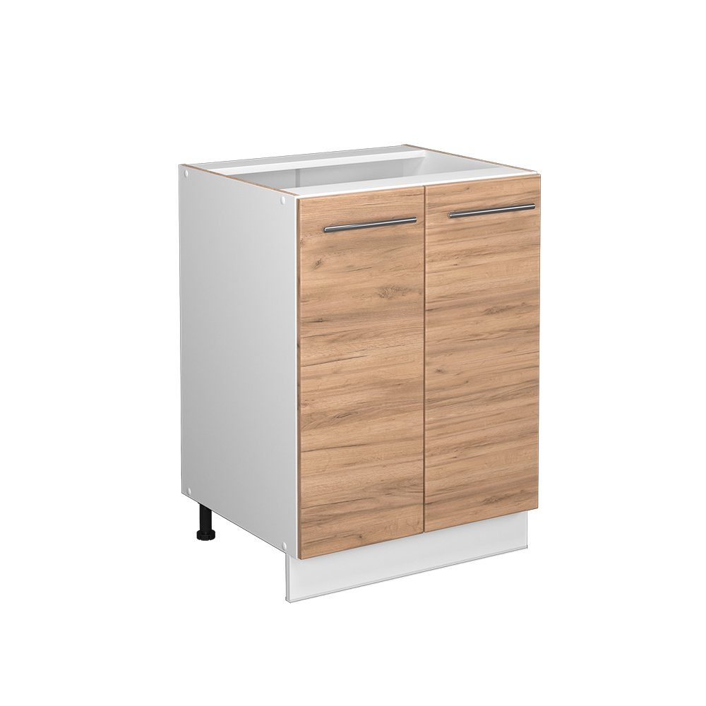 Vicco Unterschrank Fame-Line, Goldkraft Eiche/Weiß, 60 günstig online kaufen