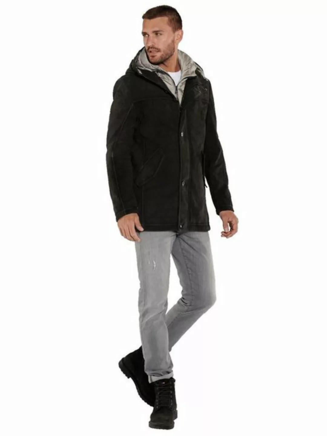 emilio adani Lederjacke Lederparka günstig online kaufen