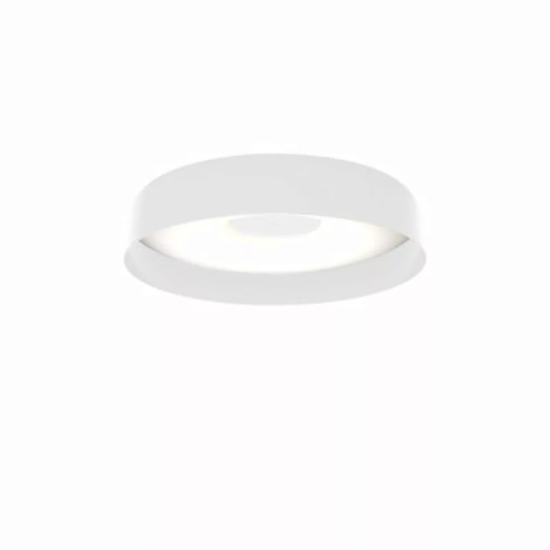 Wandleuchte Papavero LED metall weiß / Deckenleuchte - / Ø 30 cm - - Martin günstig online kaufen