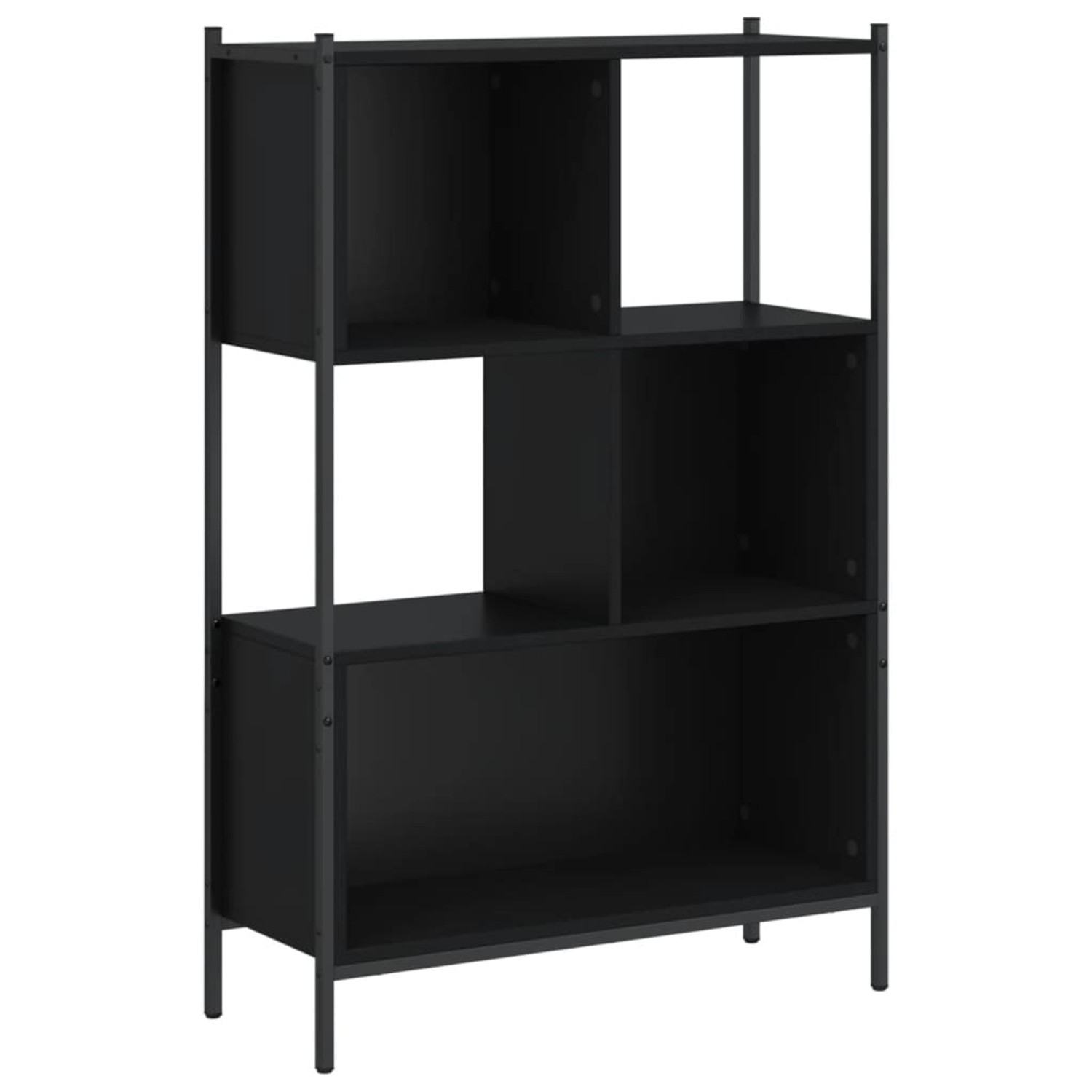 vidaXL Bücherregal Schwarz 72x28x109 cm Holzwerkstoff günstig online kaufen