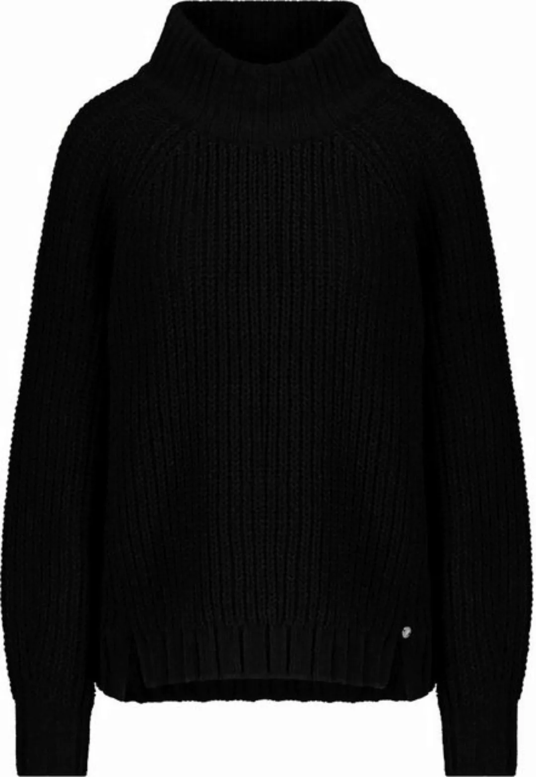 Monari Stehkragenpullover aus Chenille-Garn günstig online kaufen