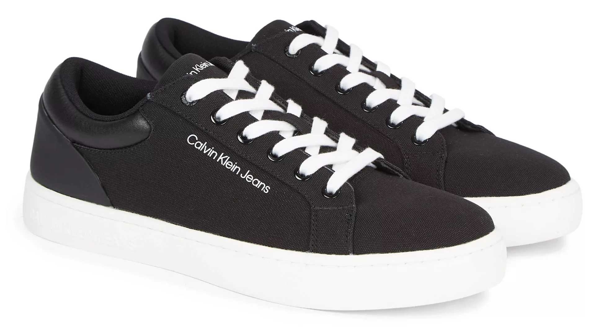 Calvin Klein Jeans Sneaker "CLASSIC CUPSOLE LOW LTH IN DC", mit seitlichem günstig online kaufen