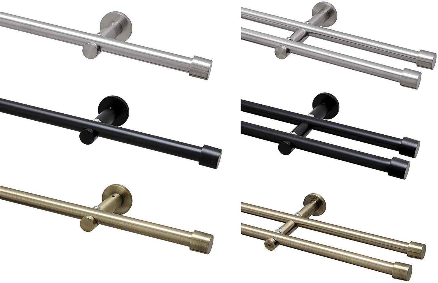 Garduna Gardinenstange Ø 16mm / 1- günstig online kaufen