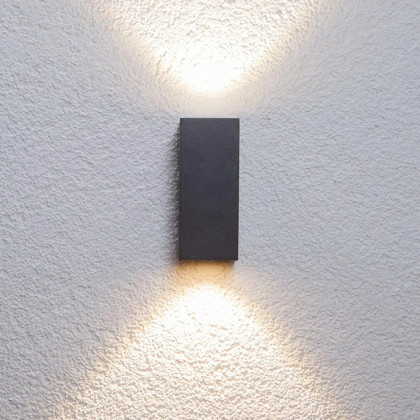Lucande Tavi LED Außenwandlampe Bridgelux 2er-Set günstig online kaufen