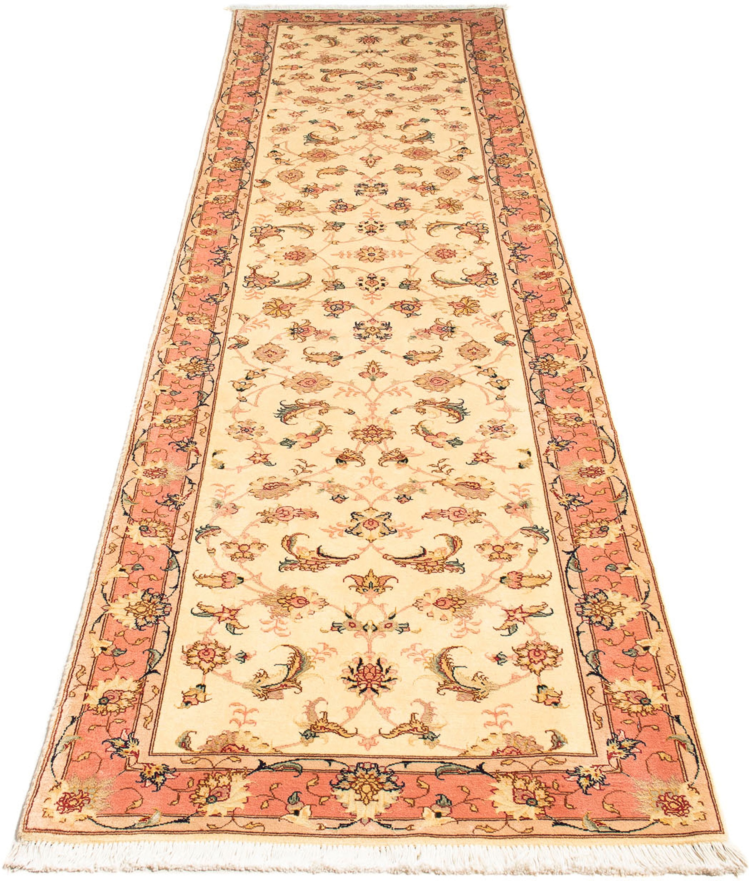 morgenland Orientteppich »Perser - Täbriz - Royal - 290 x 74 cm - beige«, r günstig online kaufen