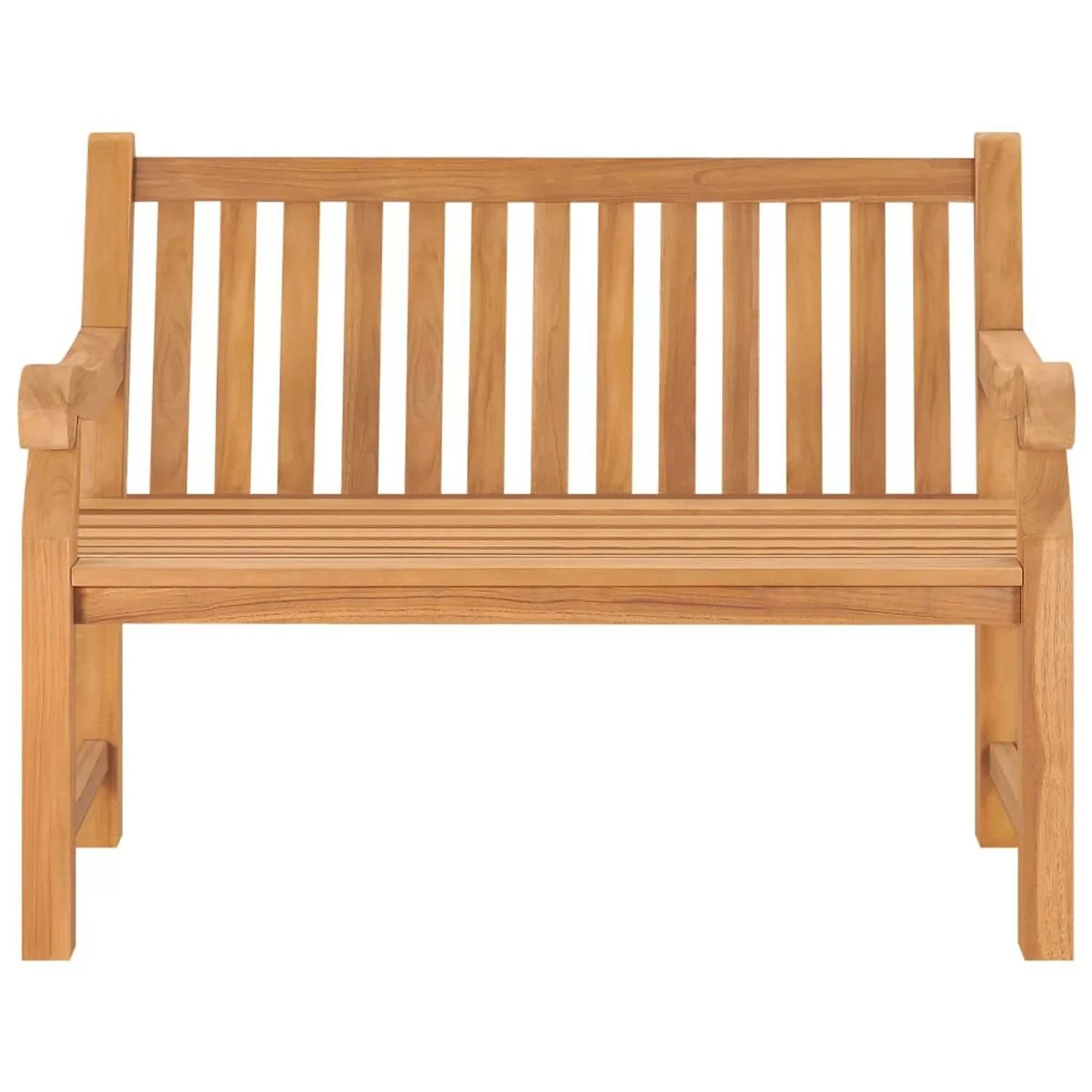 Gartenbank 114 Cm Massivholz Teak günstig online kaufen