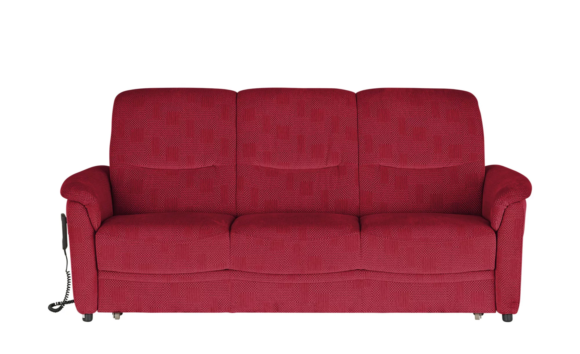 Polstermöbel Oelsa Schlafsofa  Sarah - rot - 223 cm - 100 cm - 92 cm - Pols günstig online kaufen