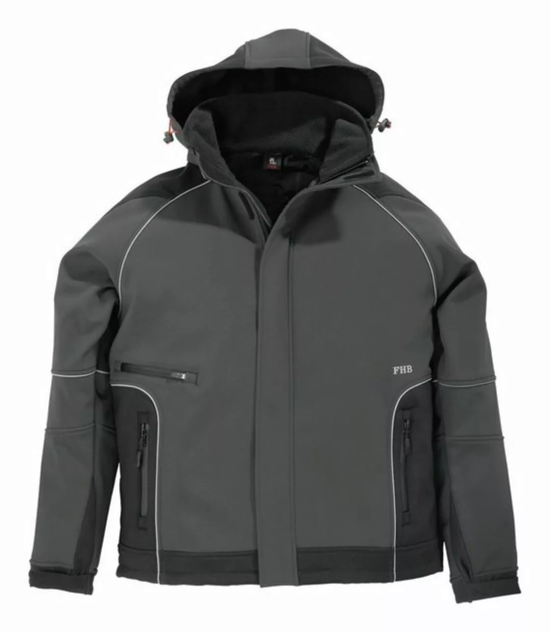 FHB Softshelljacke Jacke Walter, Softshell, Größe XL, anthrazit/schwarz günstig online kaufen