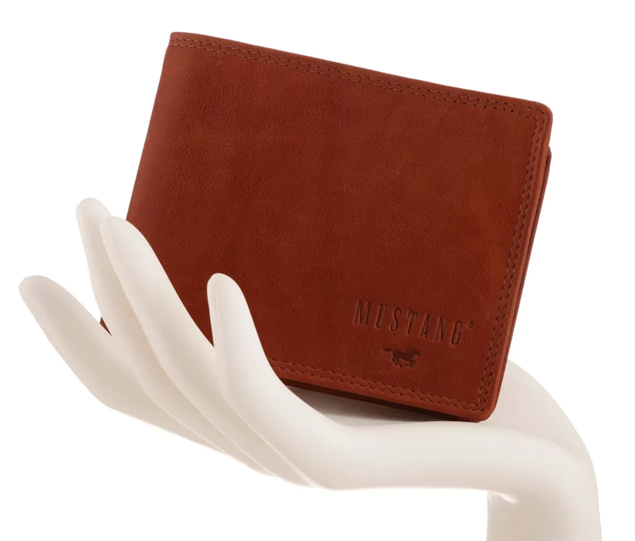 MUSTANG Geldbörse "Udine leather wallet side opening", mit RFID-Schutz günstig online kaufen