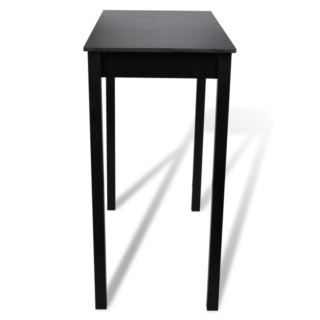 Bartisch Mdf Schwarz 115x55x107 Cm günstig online kaufen