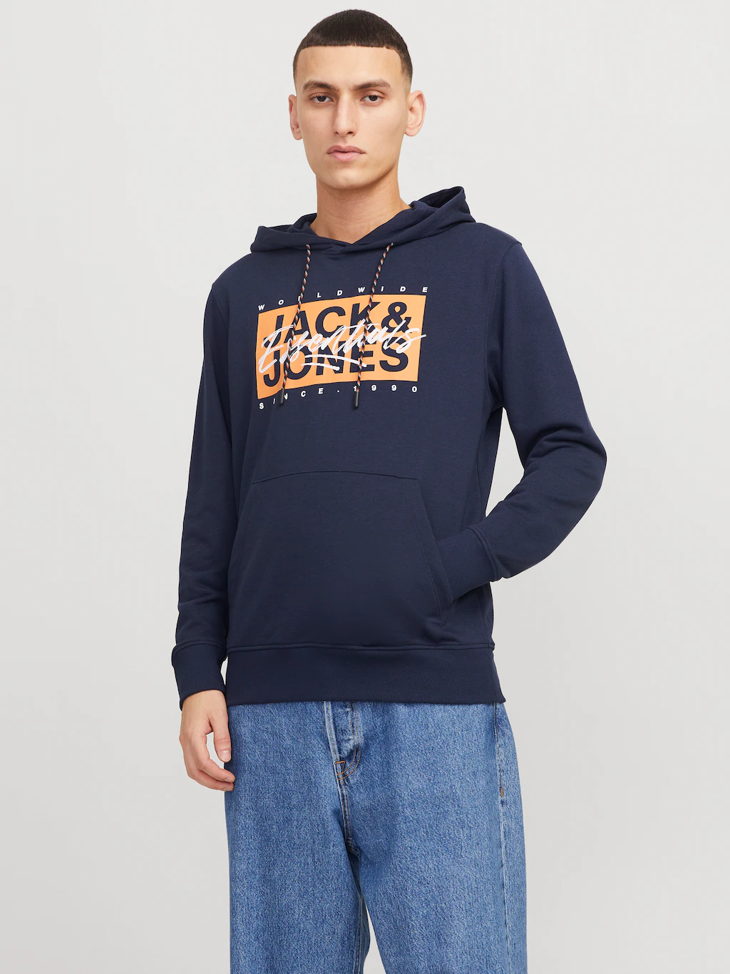 Jack & Jones Kapuzensweatshirt "JJCOLTON – Sweater mit Print, Regular Fit u günstig online kaufen