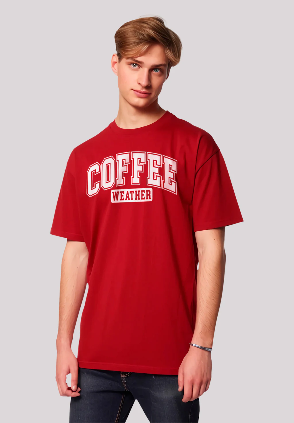 F4NT4STIC T-Shirt "Coffee Weather Winter Holiday Weihnachten", Premium Qual günstig online kaufen