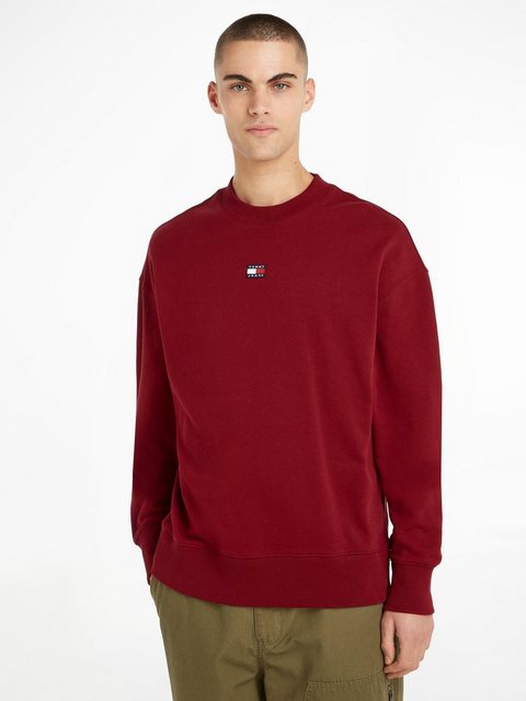 Tommy Jeans Sweatshirt TJM RLX XS BADGE CREW mit Tommy Jeans Stickerei günstig online kaufen