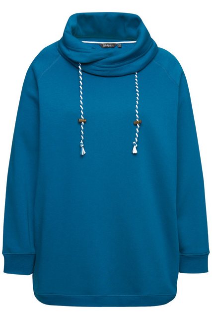 Ulla Popken Sweatshirt Sweatshirt weiter Stehkragen Taschen günstig online kaufen