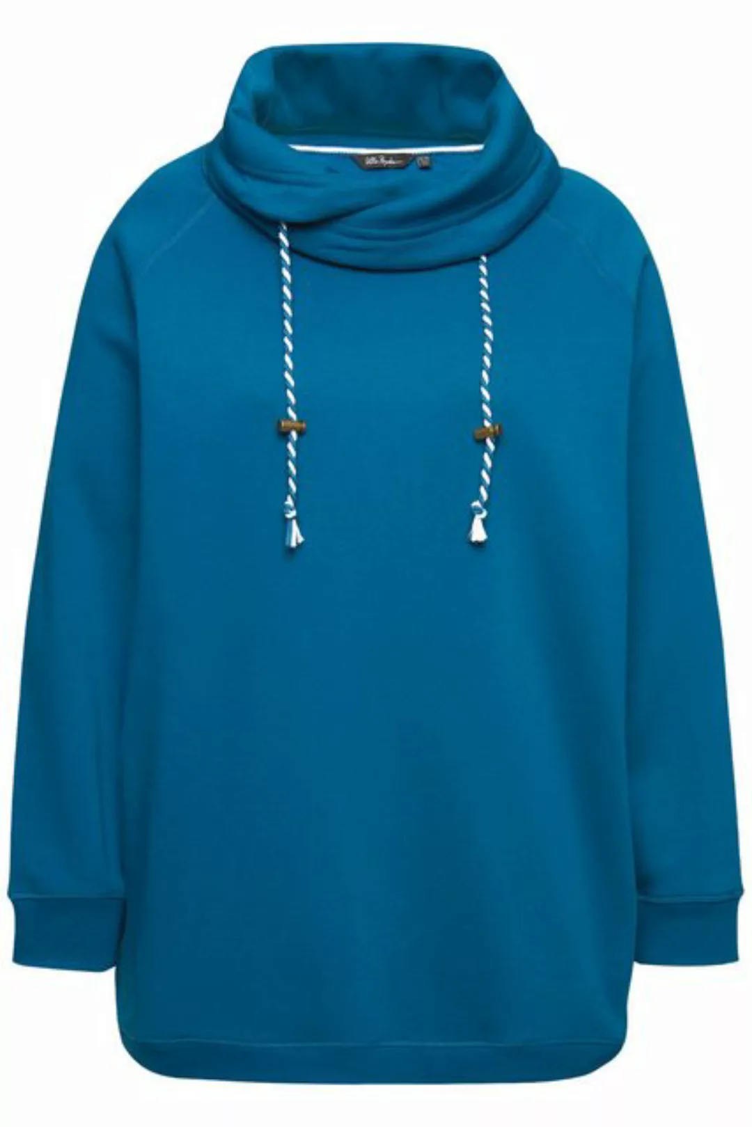 Ulla Popken Sweatshirt Sweatshirt weiter Stehkragen Taschen günstig online kaufen