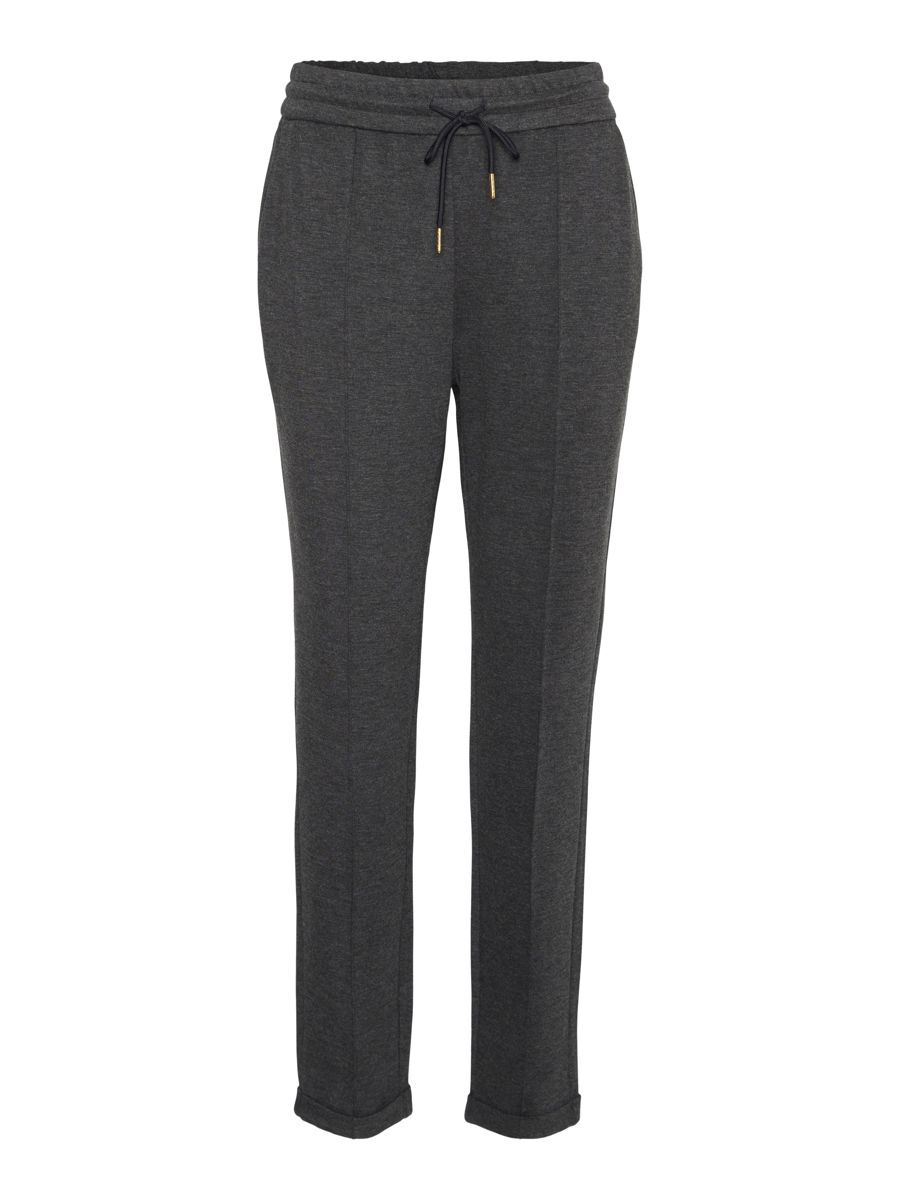 VERO MODA Knöchellange Mid Waist Loose Fit Hose Damen Grau günstig online kaufen