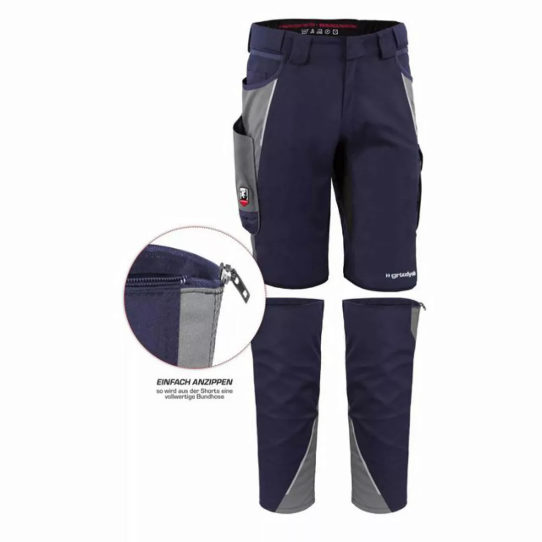 Qualitex Workwear Arbeitsshorts ZIP-ON-BUNDLE IRON Shorts + Beinlinge aus L günstig online kaufen